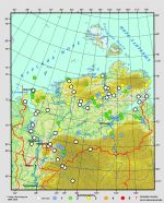 Карта распространения