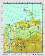 Карта распространения